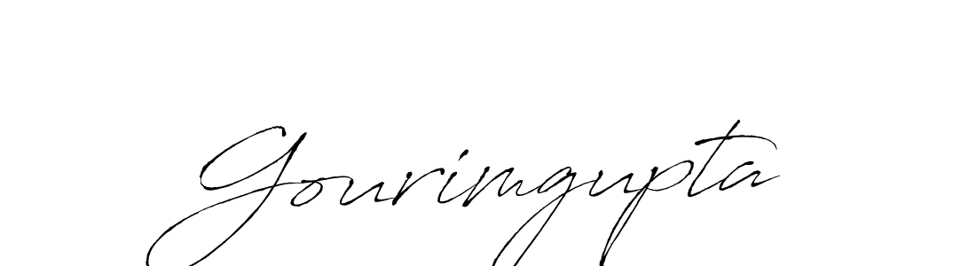 Gourimgupta stylish signature style. Best Handwritten Sign (Antro_Vectra) for my name. Handwritten Signature Collection Ideas for my name Gourimgupta. Gourimgupta signature style 6 images and pictures png