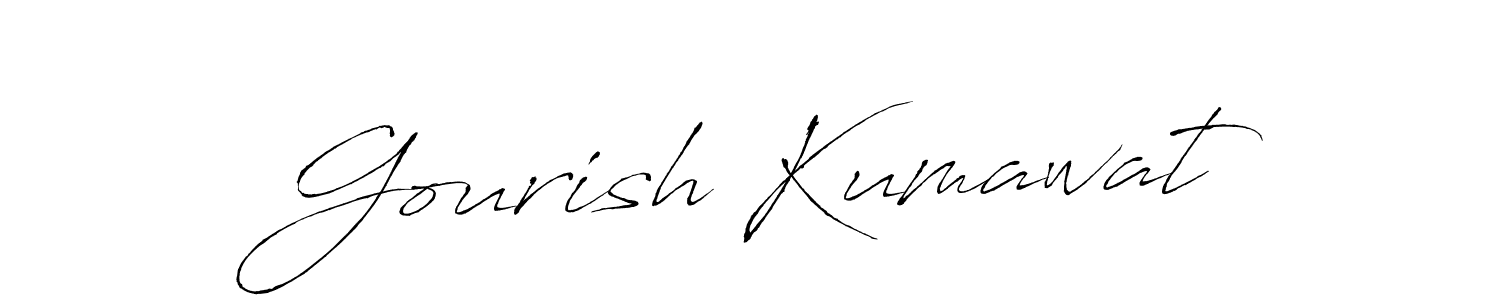 Antro_Vectra is a professional signature style that is perfect for those who want to add a touch of class to their signature. It is also a great choice for those who want to make their signature more unique. Get Gourish Kumawat name to fancy signature for free. Gourish Kumawat signature style 6 images and pictures png