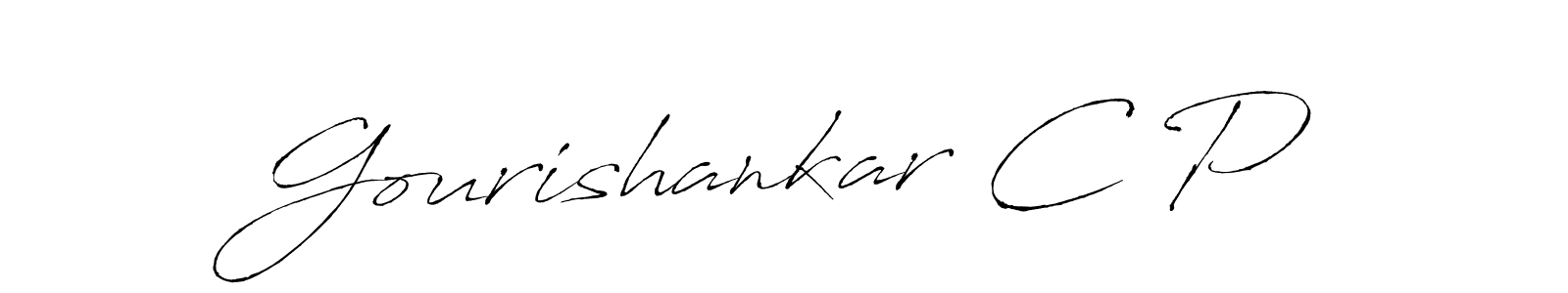 This is the best signature style for the Gourishankar C P name. Also you like these signature font (Antro_Vectra). Mix name signature. Gourishankar C P signature style 6 images and pictures png