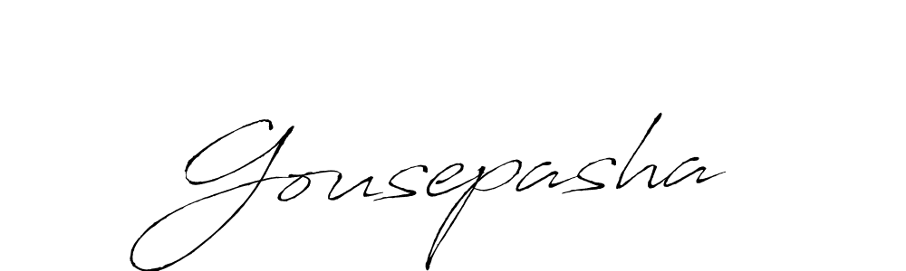 Also we have Gousepasha name is the best signature style. Create professional handwritten signature collection using Antro_Vectra autograph style. Gousepasha signature style 6 images and pictures png