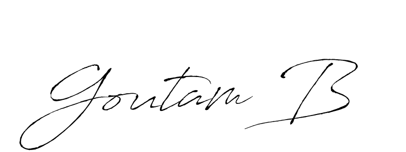 You can use this online signature creator to create a handwritten signature for the name Goutam B. This is the best online autograph maker. Goutam B signature style 6 images and pictures png