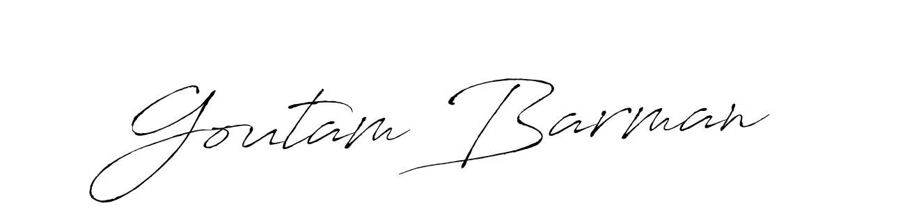 Also we have Goutam Barman name is the best signature style. Create professional handwritten signature collection using Antro_Vectra autograph style. Goutam Barman signature style 6 images and pictures png