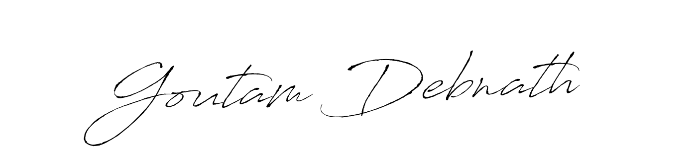 Make a beautiful signature design for name Goutam Debnath. Use this online signature maker to create a handwritten signature for free. Goutam Debnath signature style 6 images and pictures png