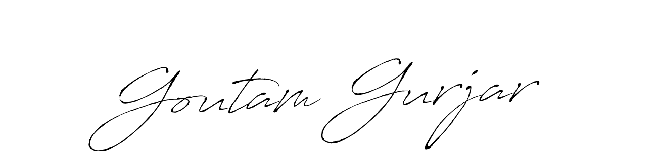 Make a beautiful signature design for name Goutam Gurjar. Use this online signature maker to create a handwritten signature for free. Goutam Gurjar signature style 6 images and pictures png
