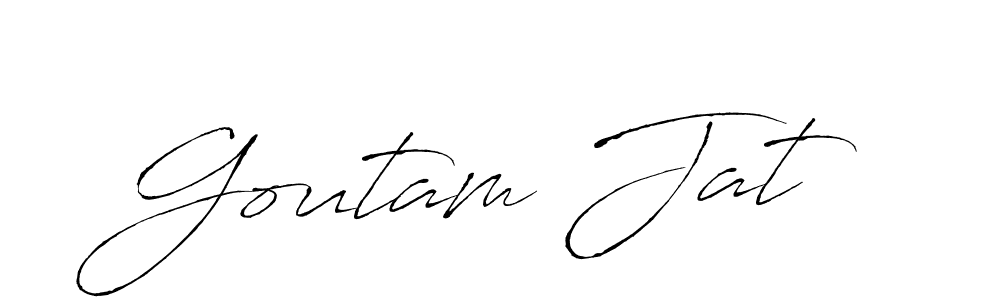 if you are searching for the best signature style for your name Goutam Jat. so please give up your signature search. here we have designed multiple signature styles  using Antro_Vectra. Goutam Jat signature style 6 images and pictures png