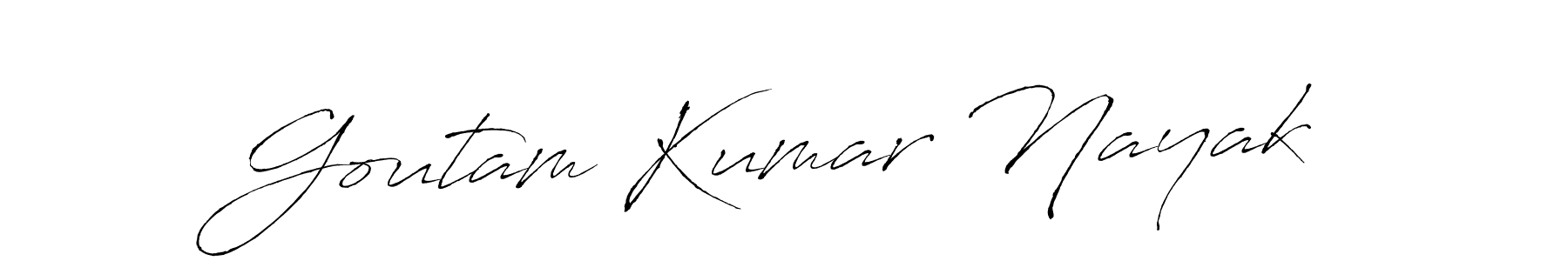 Goutam Kumar Nayak stylish signature style. Best Handwritten Sign (Antro_Vectra) for my name. Handwritten Signature Collection Ideas for my name Goutam Kumar Nayak. Goutam Kumar Nayak signature style 6 images and pictures png