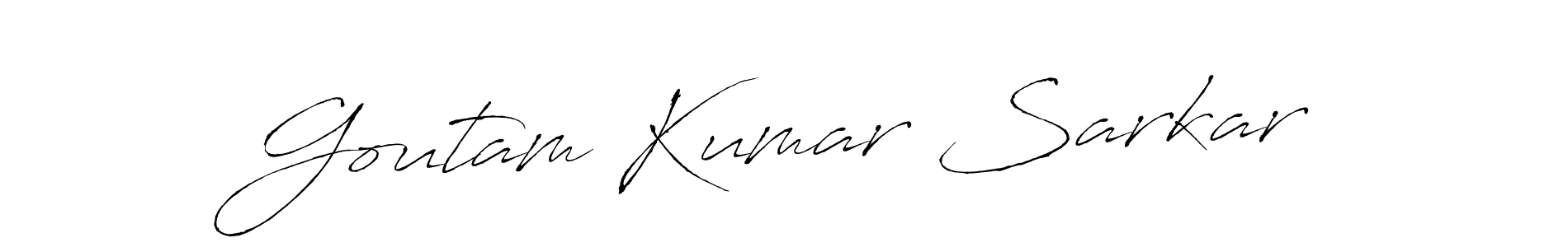 You should practise on your own different ways (Antro_Vectra) to write your name (Goutam Kumar Sarkar) in signature. don't let someone else do it for you. Goutam Kumar Sarkar signature style 6 images and pictures png