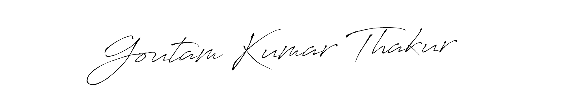 The best way (Antro_Vectra) to make a short signature is to pick only two or three words in your name. The name Goutam Kumar Thakur include a total of six letters. For converting this name. Goutam Kumar Thakur signature style 6 images and pictures png