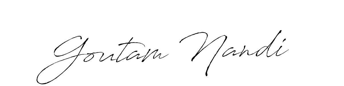 Make a beautiful signature design for name Goutam Nandi. Use this online signature maker to create a handwritten signature for free. Goutam Nandi signature style 6 images and pictures png