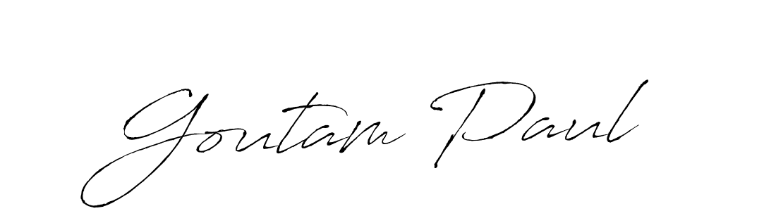 You should practise on your own different ways (Antro_Vectra) to write your name (Goutam Paul) in signature. don't let someone else do it for you. Goutam Paul signature style 6 images and pictures png