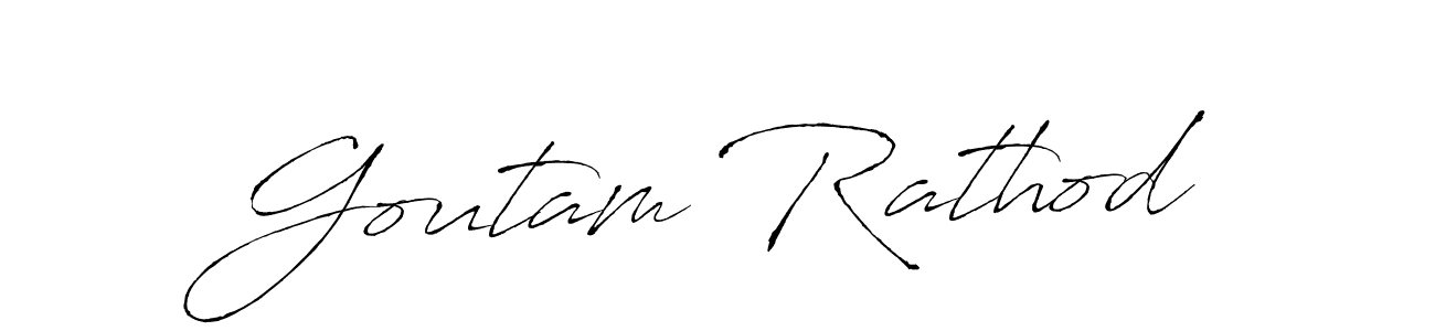How to make Goutam Rathod signature? Antro_Vectra is a professional autograph style. Create handwritten signature for Goutam Rathod name. Goutam Rathod signature style 6 images and pictures png