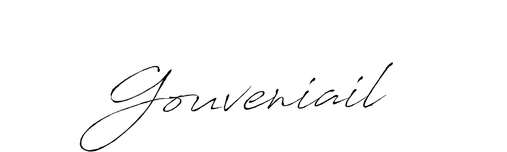 The best way (Antro_Vectra) to make a short signature is to pick only two or three words in your name. The name Gouveniail include a total of six letters. For converting this name. Gouveniail signature style 6 images and pictures png