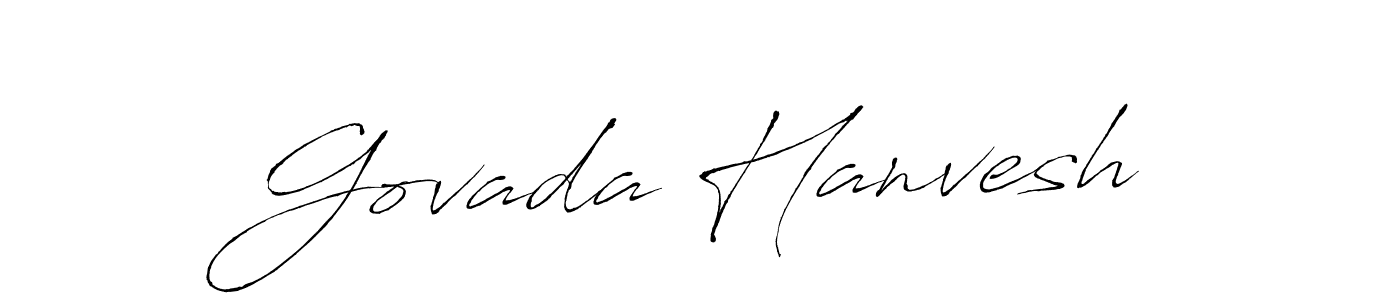 Similarly Antro_Vectra is the best handwritten signature design. Signature creator online .You can use it as an online autograph creator for name Govada Hanvesh. Govada Hanvesh signature style 6 images and pictures png