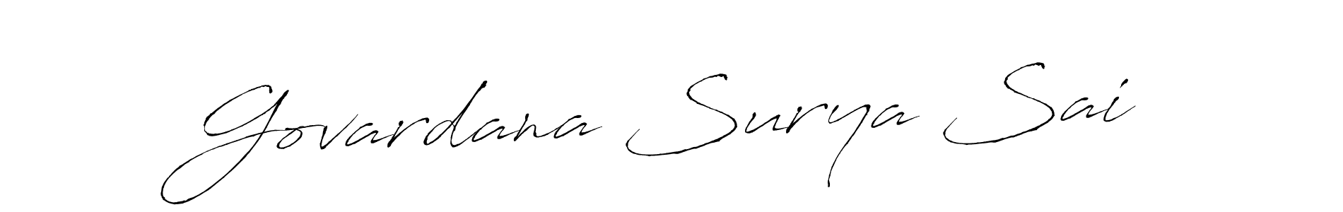 How to Draw Govardana Surya Sai signature style? Antro_Vectra is a latest design signature styles for name Govardana Surya Sai. Govardana Surya Sai signature style 6 images and pictures png