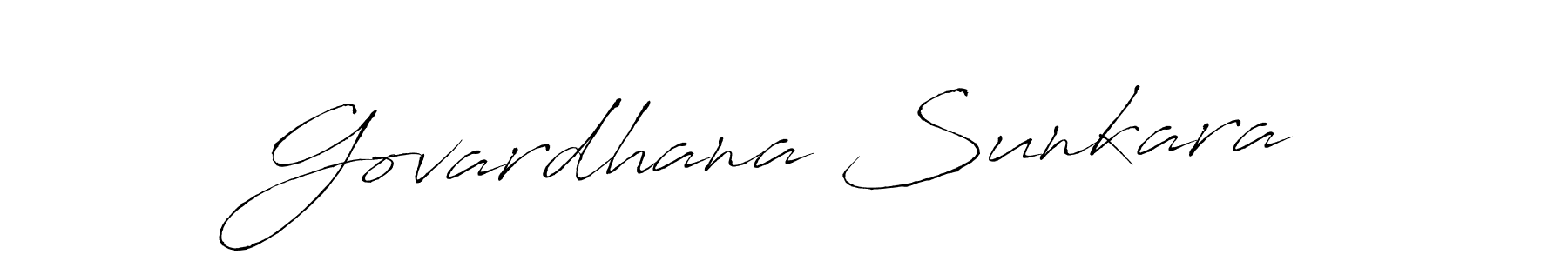 Design your own signature with our free online signature maker. With this signature software, you can create a handwritten (Antro_Vectra) signature for name Govardhana Sunkara. Govardhana Sunkara signature style 6 images and pictures png