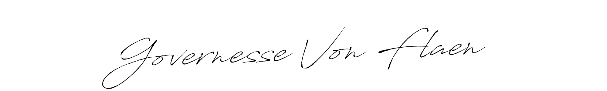 Also we have Governesse Von Flaen name is the best signature style. Create professional handwritten signature collection using Antro_Vectra autograph style. Governesse Von Flaen signature style 6 images and pictures png