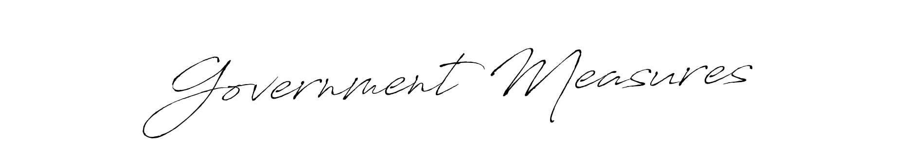 The best way (Antro_Vectra) to make a short signature is to pick only two or three words in your name. The name Government Measures include a total of six letters. For converting this name. Government Measures signature style 6 images and pictures png