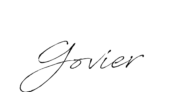 The best way (Antro_Vectra) to make a short signature is to pick only two or three words in your name. The name Govier include a total of six letters. For converting this name. Govier signature style 6 images and pictures png