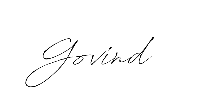 This is the best signature style for the Govind  name. Also you like these signature font (Antro_Vectra). Mix name signature. Govind  signature style 6 images and pictures png