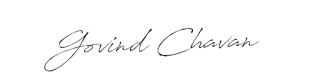 Also we have Govind Chavan name is the best signature style. Create professional handwritten signature collection using Antro_Vectra autograph style. Govind Chavan signature style 6 images and pictures png