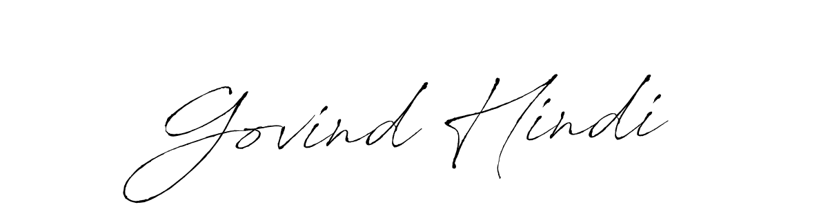 How to Draw Govind Hindi signature style? Antro_Vectra is a latest design signature styles for name Govind Hindi. Govind Hindi signature style 6 images and pictures png