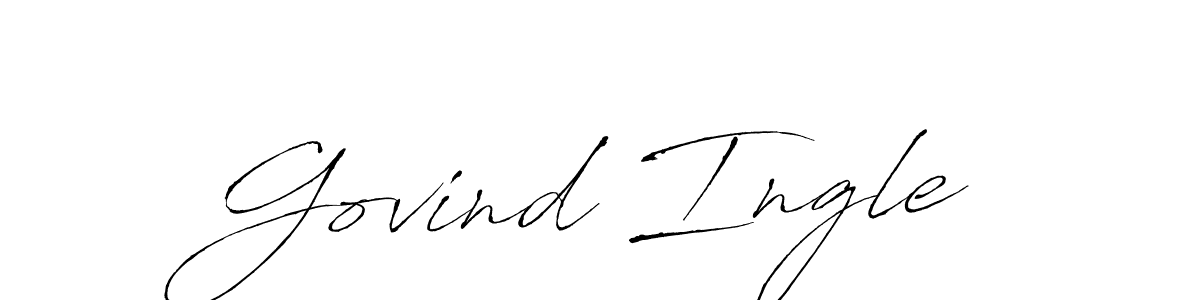 Design your own signature with our free online signature maker. With this signature software, you can create a handwritten (Antro_Vectra) signature for name Govind Ingle. Govind Ingle signature style 6 images and pictures png