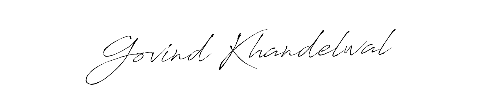 The best way (Antro_Vectra) to make a short signature is to pick only two or three words in your name. The name Govind Khandelwal include a total of six letters. For converting this name. Govind Khandelwal signature style 6 images and pictures png