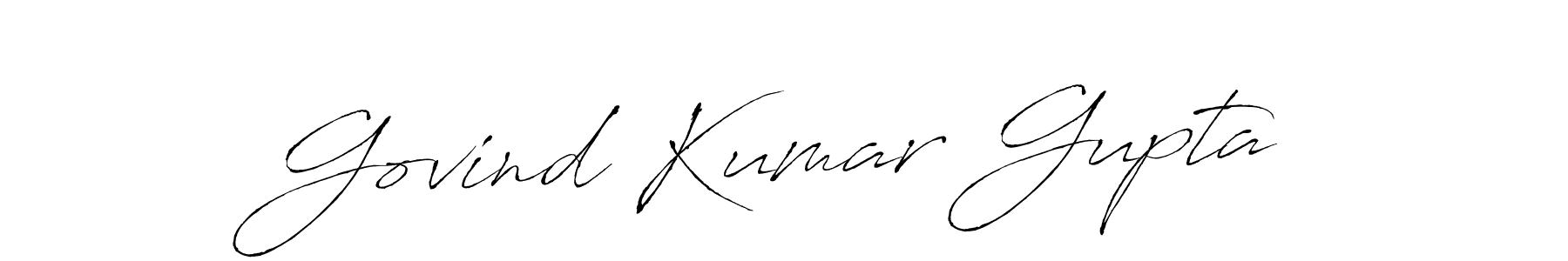 How to make Govind Kumar Gupta signature? Antro_Vectra is a professional autograph style. Create handwritten signature for Govind Kumar Gupta name. Govind Kumar Gupta signature style 6 images and pictures png