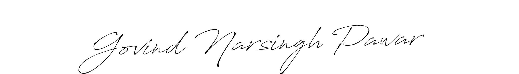 The best way (Antro_Vectra) to make a short signature is to pick only two or three words in your name. The name Govind Narsingh Pawar include a total of six letters. For converting this name. Govind Narsingh Pawar signature style 6 images and pictures png