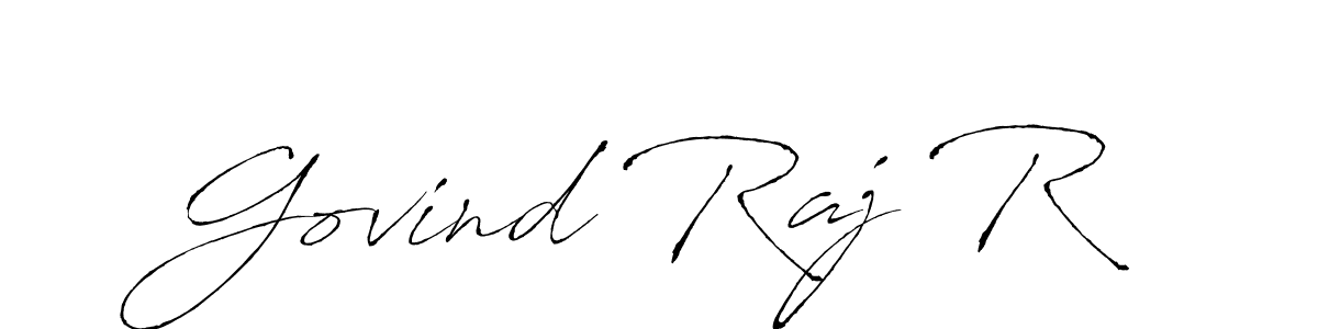 Design your own signature with our free online signature maker. With this signature software, you can create a handwritten (Antro_Vectra) signature for name Govind Raj R. Govind Raj R signature style 6 images and pictures png