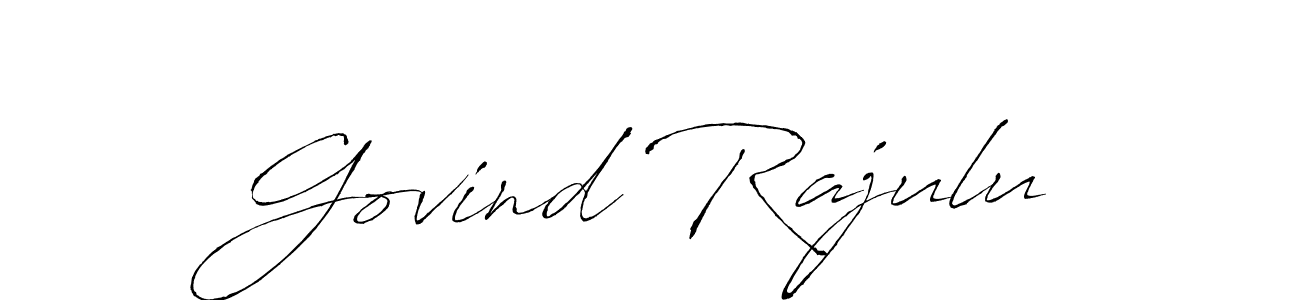 Also You can easily find your signature by using the search form. We will create Govind Rajulu name handwritten signature images for you free of cost using Antro_Vectra sign style. Govind Rajulu signature style 6 images and pictures png