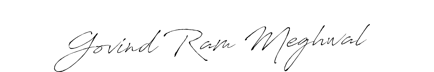 Use a signature maker to create a handwritten signature online. With this signature software, you can design (Antro_Vectra) your own signature for name Govind Ram Meghwal. Govind Ram Meghwal signature style 6 images and pictures png