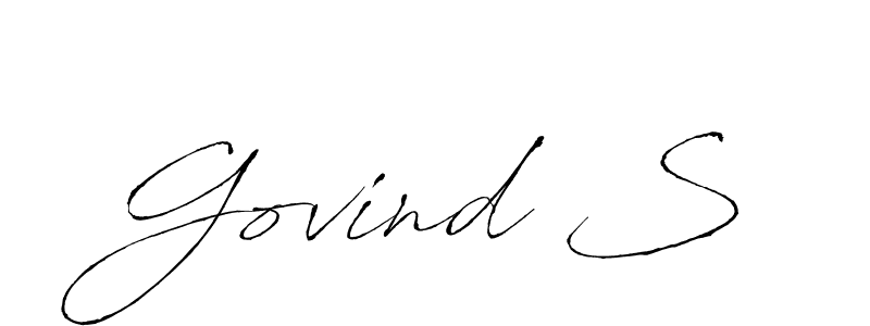 You can use this online signature creator to create a handwritten signature for the name Govind S. This is the best online autograph maker. Govind S signature style 6 images and pictures png
