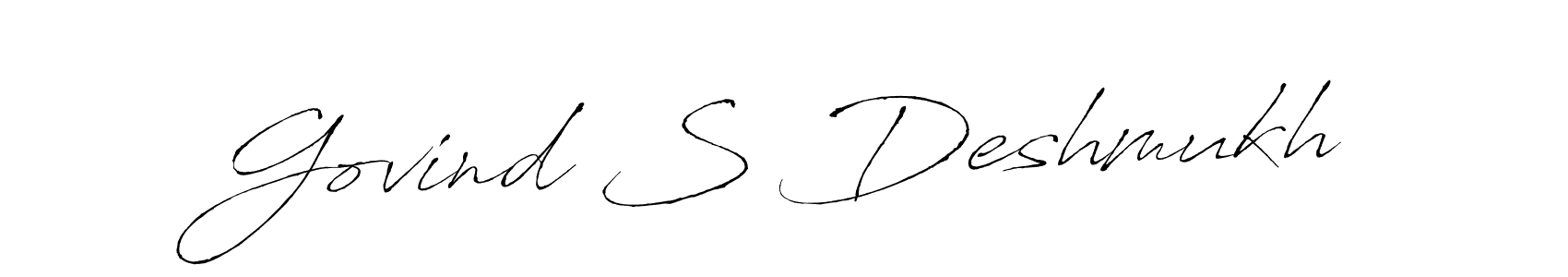 Once you've used our free online signature maker to create your best signature Antro_Vectra style, it's time to enjoy all of the benefits that Govind S Deshmukh name signing documents. Govind S Deshmukh signature style 6 images and pictures png