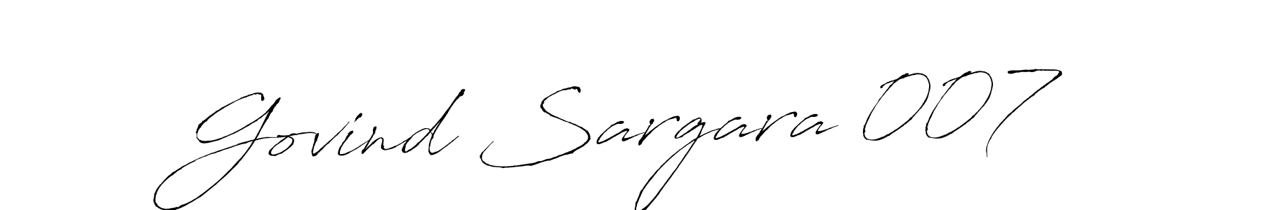 It looks lik you need a new signature style for name Govind Sargara 007. Design unique handwritten (Antro_Vectra) signature with our free signature maker in just a few clicks. Govind Sargara 007 signature style 6 images and pictures png