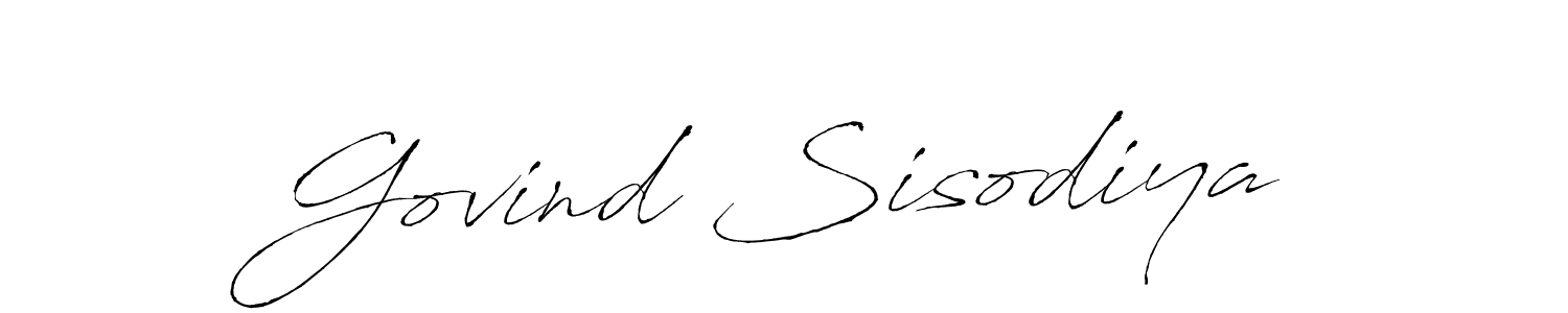 Similarly Antro_Vectra is the best handwritten signature design. Signature creator online .You can use it as an online autograph creator for name Govind Sisodiya. Govind Sisodiya signature style 6 images and pictures png