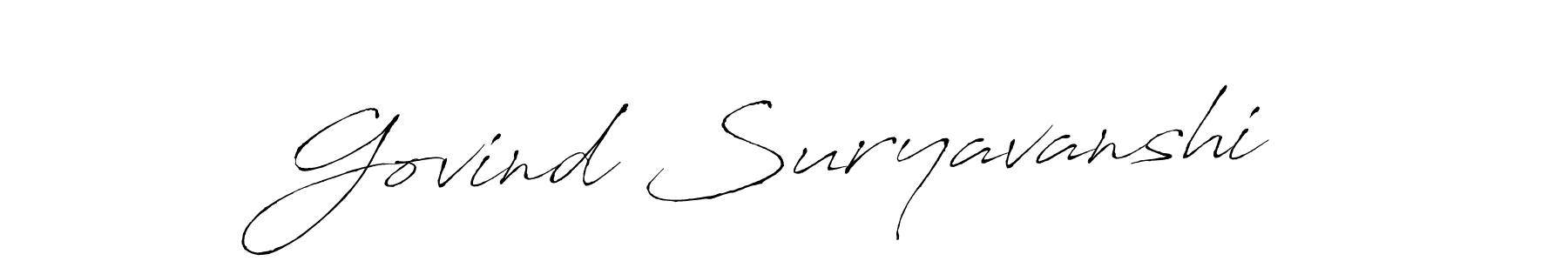 Also we have Govind Suryavanshi name is the best signature style. Create professional handwritten signature collection using Antro_Vectra autograph style. Govind Suryavanshi signature style 6 images and pictures png