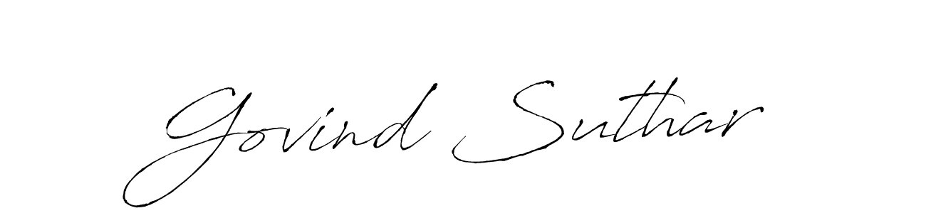 This is the best signature style for the Govind Suthar name. Also you like these signature font (Antro_Vectra). Mix name signature. Govind Suthar signature style 6 images and pictures png