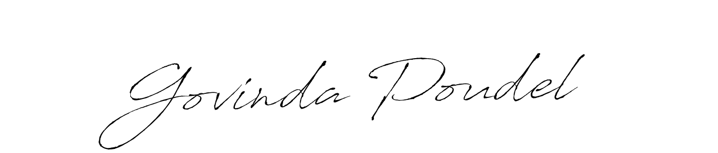 You can use this online signature creator to create a handwritten signature for the name Govinda Poudel. This is the best online autograph maker. Govinda Poudel signature style 6 images and pictures png