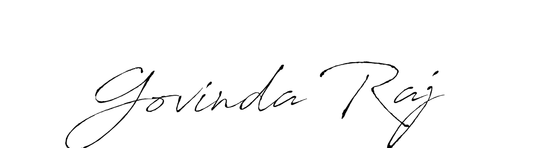 Design your own signature with our free online signature maker. With this signature software, you can create a handwritten (Antro_Vectra) signature for name Govinda Raj. Govinda Raj signature style 6 images and pictures png