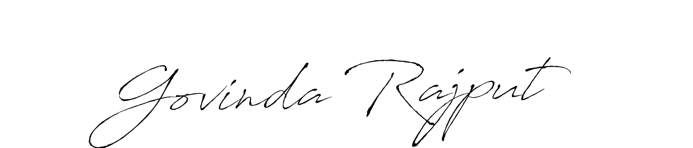 Make a beautiful signature design for name Govinda Rajput. Use this online signature maker to create a handwritten signature for free. Govinda Rajput signature style 6 images and pictures png