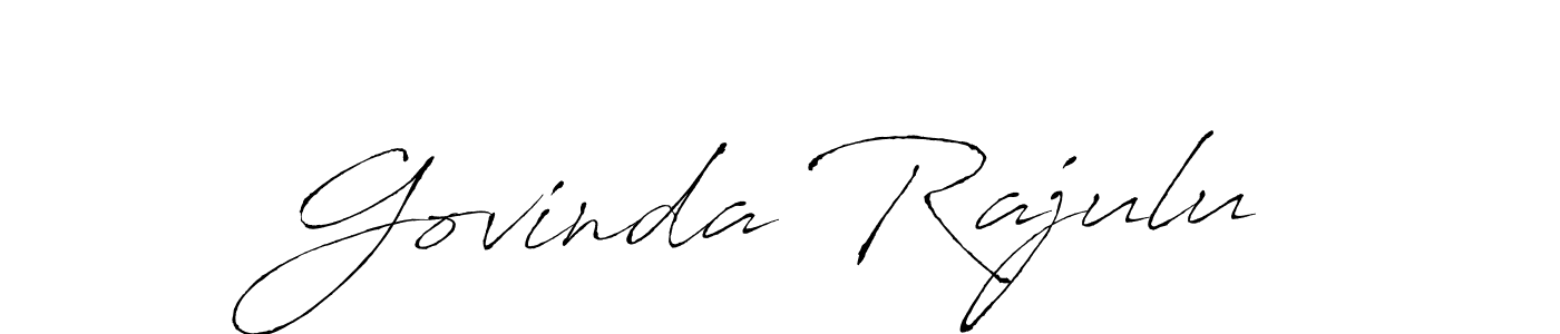 Antro_Vectra is a professional signature style that is perfect for those who want to add a touch of class to their signature. It is also a great choice for those who want to make their signature more unique. Get Govinda Rajulu name to fancy signature for free. Govinda Rajulu signature style 6 images and pictures png