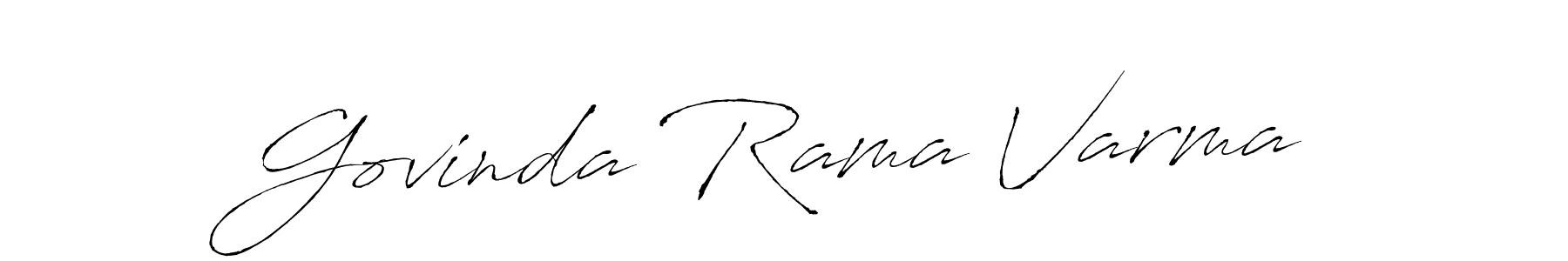 Govinda Rama Varma stylish signature style. Best Handwritten Sign (Antro_Vectra) for my name. Handwritten Signature Collection Ideas for my name Govinda Rama Varma. Govinda Rama Varma signature style 6 images and pictures png