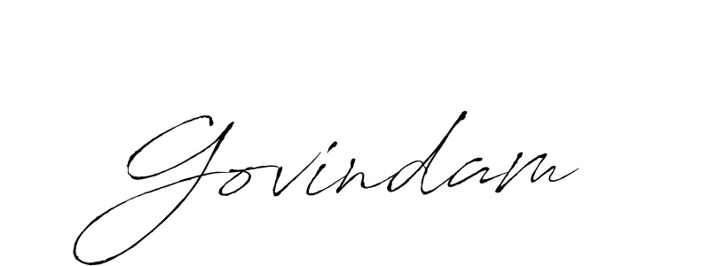 Create a beautiful signature design for name Govindam. With this signature (Antro_Vectra) fonts, you can make a handwritten signature for free. Govindam signature style 6 images and pictures png