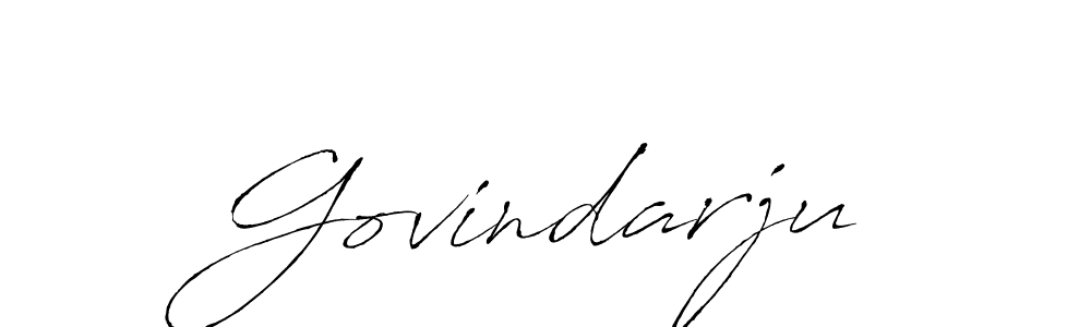 How to make Govindarju name signature. Use Antro_Vectra style for creating short signs online. This is the latest handwritten sign. Govindarju signature style 6 images and pictures png
