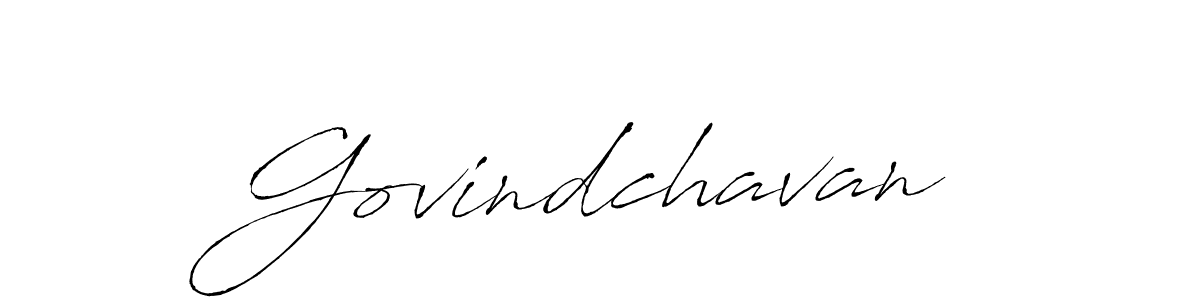 How to make Govindchavan name signature. Use Antro_Vectra style for creating short signs online. This is the latest handwritten sign. Govindchavan signature style 6 images and pictures png