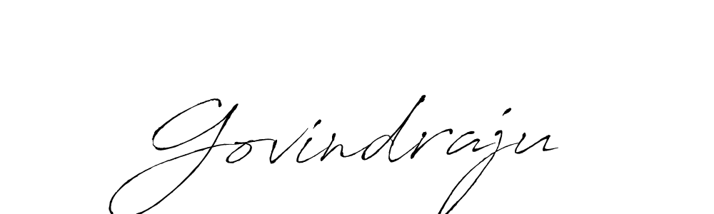 How to make Govindraju name signature. Use Antro_Vectra style for creating short signs online. This is the latest handwritten sign. Govindraju signature style 6 images and pictures png