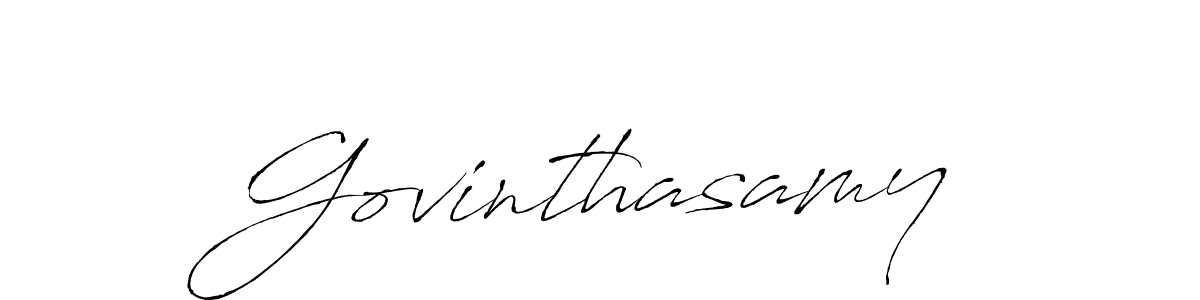Make a beautiful signature design for name Govinthasamy. With this signature (Antro_Vectra) style, you can create a handwritten signature for free. Govinthasamy signature style 6 images and pictures png