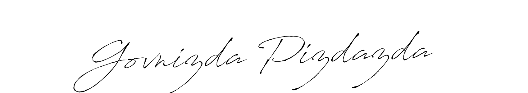 Govnizda Pizdazda stylish signature style. Best Handwritten Sign (Antro_Vectra) for my name. Handwritten Signature Collection Ideas for my name Govnizda Pizdazda. Govnizda Pizdazda signature style 6 images and pictures png