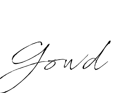 Antro_Vectra is a professional signature style that is perfect for those who want to add a touch of class to their signature. It is also a great choice for those who want to make their signature more unique. Get Gowd name to fancy signature for free. Gowd signature style 6 images and pictures png